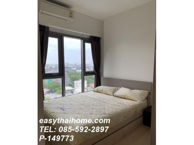 P-149773 วิวเมืองสวยงาม! วิซดอม ค็อนเน็ค สุขุมวิท 2 ห้องนอนหรู! เพียง 26,000 บาท/เดือน : ย่านพระโขนง | Line Id @easythai