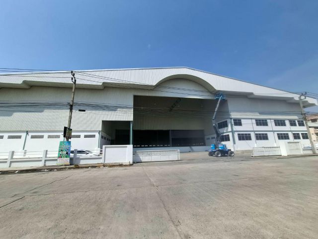 ให้เช่าโรงงาน 5500 ตรม. ซอยวัดบัวรอง บางนา-ตราด กม.23 ต.บางเสาธง อ.บางเสาธง สมุทรปราการ