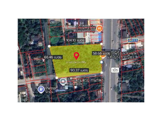 ขายด่วน! ลดทันที 5.5 ล้าน | ที่ดินทำเลทอง ติดถนนหลัก (บางแพ-สมุทรสงคราม) ️3-2-88 ไร่