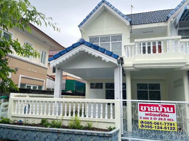 ขายด่วนมาก ทาวเฮ้าส์ 3 นอน 2 น้ำ 26.5 ตรว. หลังริม เจ้าของขายเอง รีโนเวทเรียบร้อยพร้อมเข้าอยู่