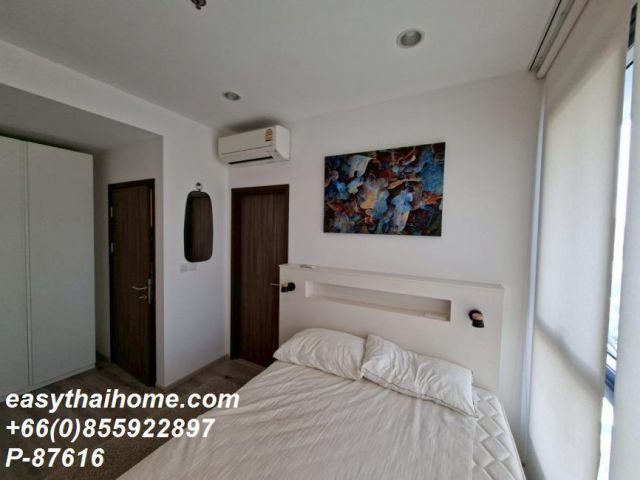 P-87616 ห้องสวย วิวเมือง ไอดีโอ โมบิ อโศก ใกล้ MRT เพชรบุรี 30,000 บาท Line Id: @easythaihome 085-592-2897