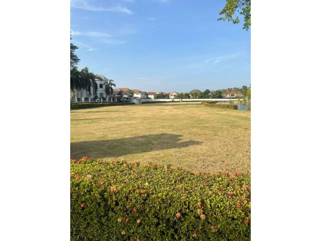 ที่ดินติดริมน้ำ หมู่บ้านธนทอง เลคไซด์ ซิตี้โฮม ซ. บางเเวก 154 ที่ดินถมแล้วเนื้อที่ 286.3 ตารางวา ขายรวม 2 เเปลงติดกัน