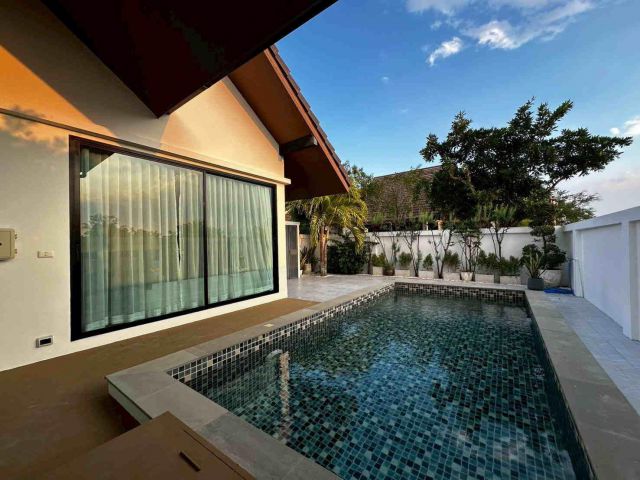 H1073 บ้านเดี่ยวพูวิลล่า หลังมุม หมู่บ้านเดอะเมเปิ้ล พัทยา ห้วยใหญ่