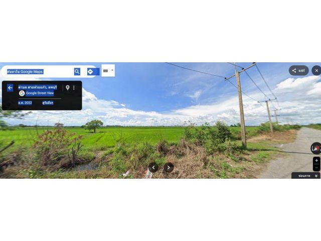 ขายที่นา 61-3-44 ไร่ อำเภอบ้านหมี่ จังหวัด ลพบุรี