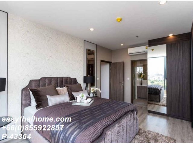 P-43364 หรูหราใจกลางเมือง! ไอดีโอ สุขุมวิท 66 2 ห้องนอน วิวเมือง! ใกล้ BTS Line Id: @easythaihome 085-592-2897