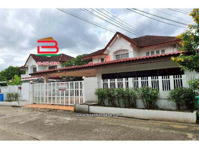 ให้เช่า บ้านเดี่ยว หมู่บ้านชื่นกมลนิเวศน์ 5 (ซอยรามอินทรา 60) เนื้อที่ 72 ตร.ว (ใกล้แฟชั่นไอส์แลนด์) แขวงรามอินทรา เขตคันนายาว กรุงเทพมหานคร