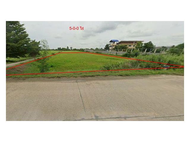 R054-024 ขาย ที่ดิน 5 ไร่ ติดถนนคอนกรีต ไทรน้อย นนทบุรี