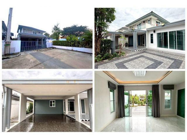 ขายบ้านเดี่ยว หมู่บ้านมัณฑนา เพชรเกษม สาย 4 (หลังมุม) ถ.พุทธสาคร อ.กระทุ่มแบน สมุทรสาคร โทร 084-1416555 เจ้าของขายเอง