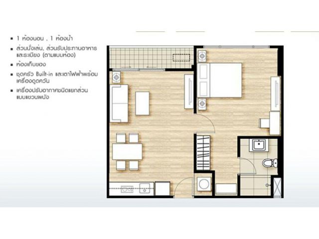 For Rent Condo Hive Sathorn Fully Furnished(S15-11416)