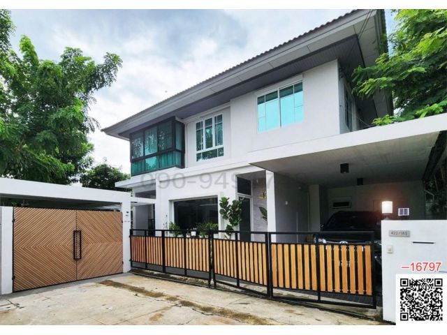 เช่า บ้านเดี่ยว 2 ชั้น Habitia Vent ปัญญาอินทรา ใกล้ทางด่วนจตุโชติ
