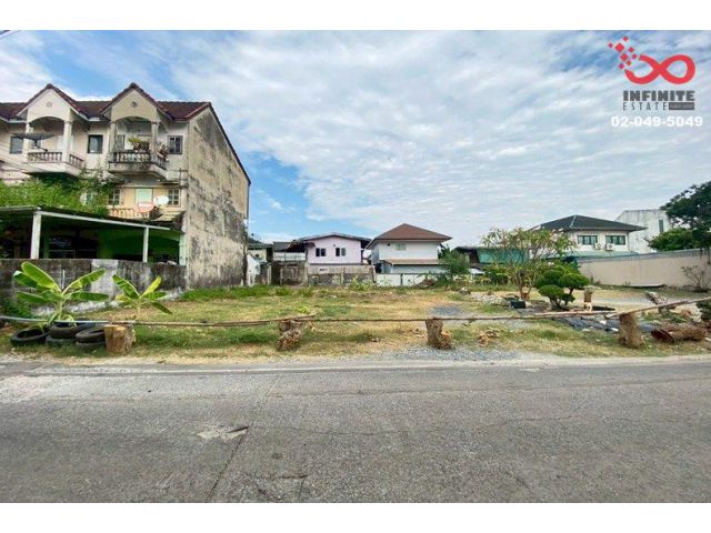 ขายที่ดินถมแล้ว 90ตร.วา ถนนนวมินทร์  ซอยนวมินทร์ 59 บึงกุ่ม หน้ากว้างสวย
