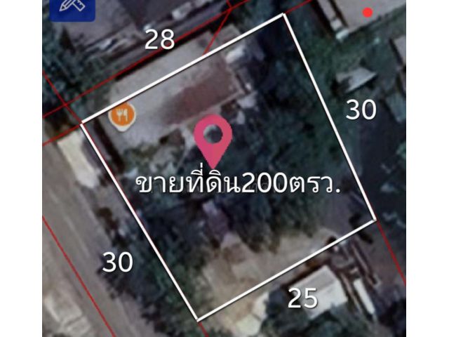 ขายที่ดิน200ตรว.ถมแล้ว ติดถนนซอยนวลจันทร์56   เข้าออกได้หลายทางใกล้ถนนเลียบทางด่วนเอกมัยรามอินทรา ถนนนวลจันทร์