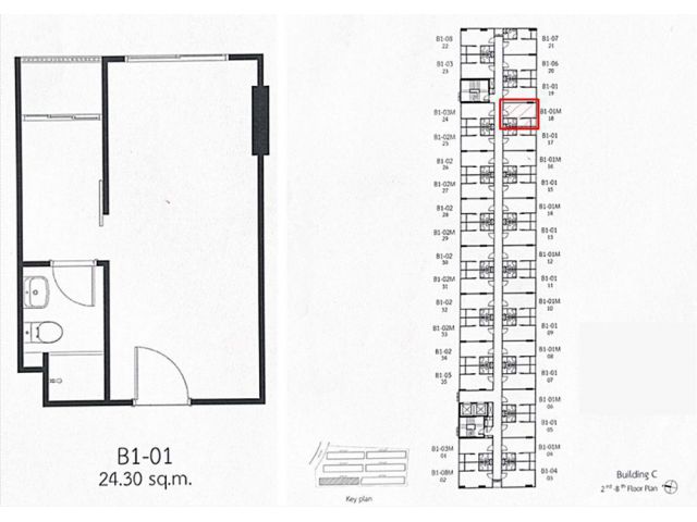 ขายดาวน์เท่าทุน ตามหน้าสัญญา New Condo The Origin Bangkae ใกล้ MRT บางแค 24.30 ตารางเมตร 1 ห้องนอน ชั้น5 ทิศใต้ ตึกC