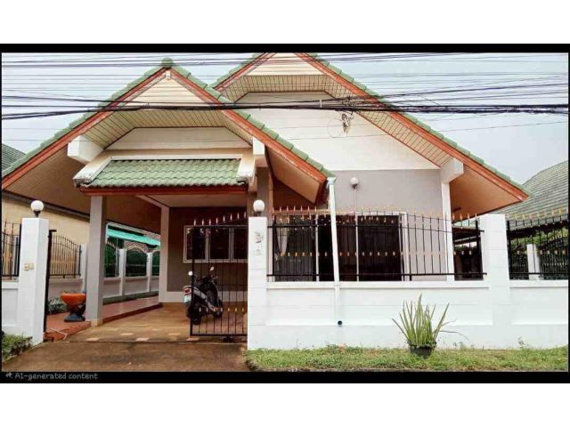 H1079 ให้เช่าบ้านเดี่ยวชั้นเดียว 3 ห้องนอน ซอยพรประภานิมิตร