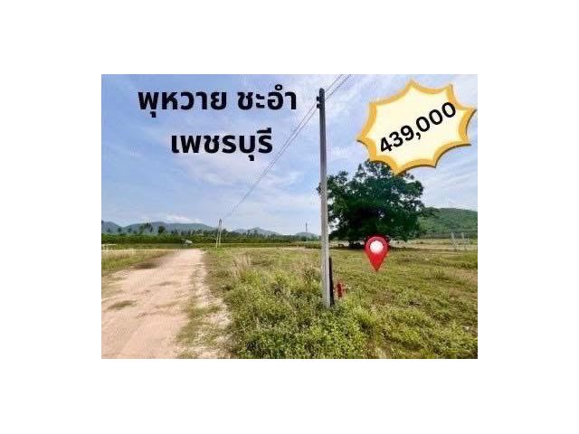 ที่ดิน ชะอำ เพชรบุรี ขนาด 100 ตร.วา