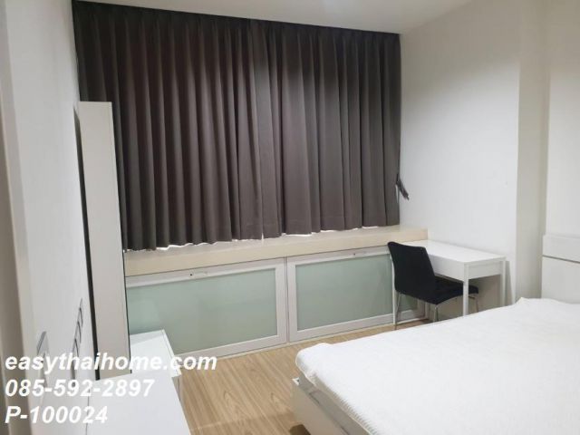 P-100024 วิวเมืองสวย! ที.ซี. กรีน 1 นอน 3.44 ล้าน ใกล้ MRT พระราม 9 | Line Id: @easythaihome | 085-592-2897