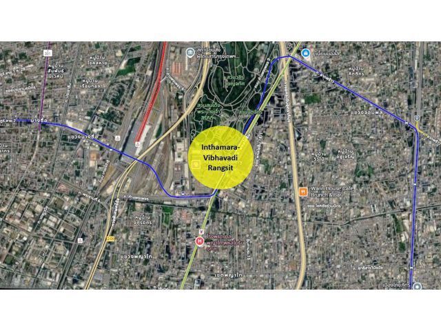 ด่วน! ขายที่ดินทำเลดีใจกลางเมือง ติดถนนอินทามระ-วิภาวดีรังสิต
