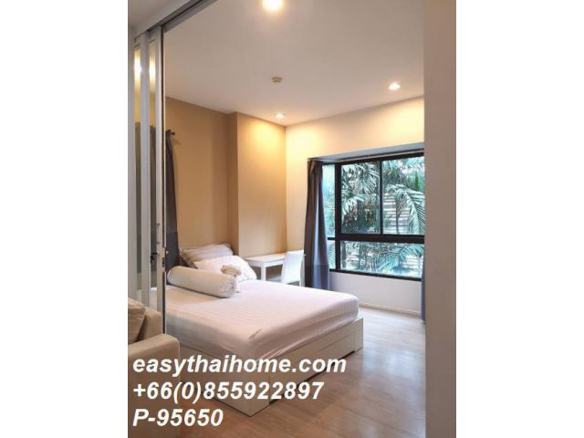 ขายพร้อมผู้เช่า | ลงทุนคุ้ม P-95650] เอส วัน พระราม 9 เขตสวนหลวง 33 ตรม อาคาร A ชั้น 2 วิวสวนสวย ขายพร้อมเฟอร์นิเจอร์มีเครื่องซักผ้าใกล้ Airport Link