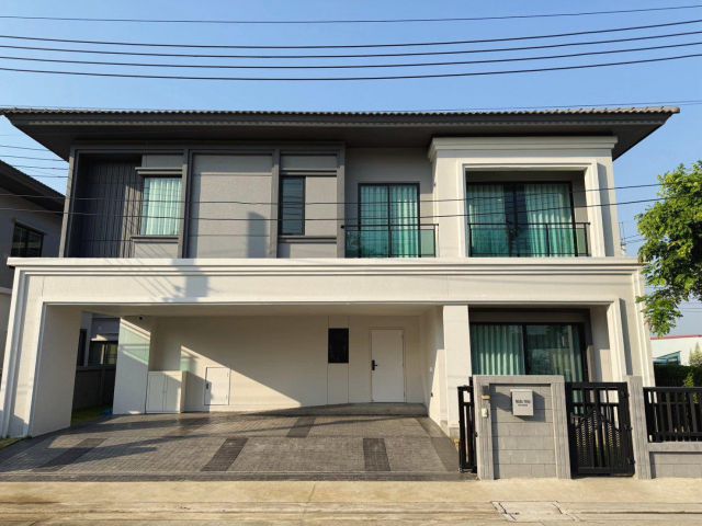 ให้เช่าบ้านเดี่ยว โครงการ บริทาเนีย บางนา-ศรีวารี แปลงมุม ติดสวน