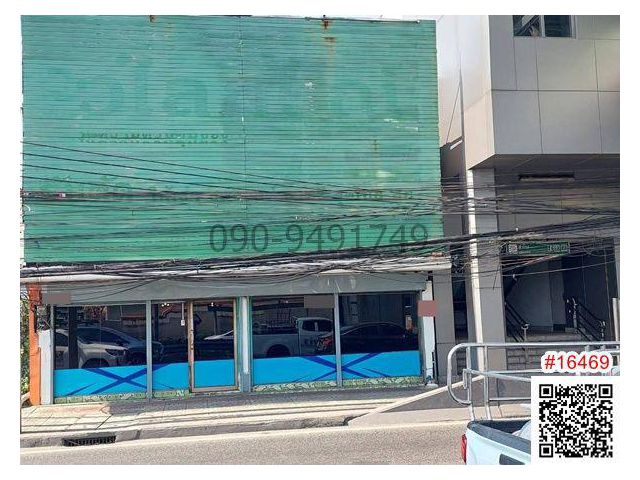 เช่า อาคารพาณิชย์(ตึกสีเขียว) ติดทางขึ้นลง สถานีรถไฟฟ้า BTS สำโรง