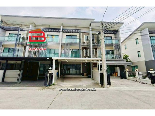 ทาวน์โฮม เนื้อที่ 21.8 ตร.ว. โครงการ ทาวน์ อเวนิว เมิร์จ รัตนาธิเบศร์ (Town Avenue Merge Rattanatibet)