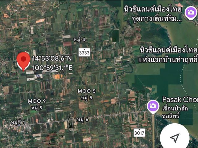 น้ำมันขึ้นราคาแต่ที่ดินเรายังราคาเดิม โฉนดติดถนนลาดยาง 21 ไร่ 2 งาน ซอย 21พัฒนานิคม