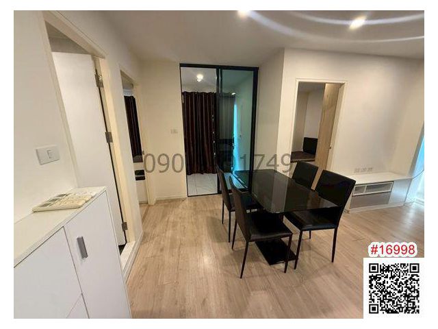 เช่า I Condo Green Space Sukhumvit 77 เฟส1 ขนาด 2 ห้องนอน ชั้น 4 ติดพาซิโอ้ลาดกระบัง