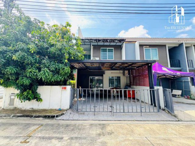 ขายทาวน์เฮ้าส์ หมู่บ้านอารียา เดอะคัลเลอร์ วงแหวน–ราชพฤกษ์ หลังริม บางบัวทอง