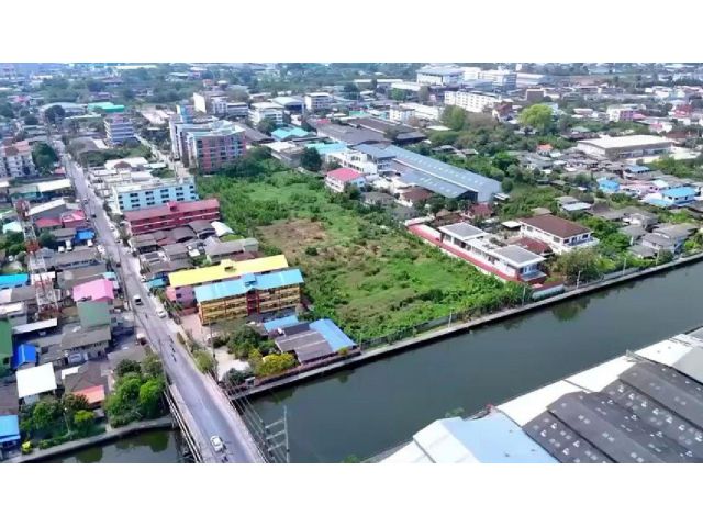 ขายที่ดิน 8 ไร่ ติดคลองประเวศบุรีรมย์ ซ.สุขุมวิท77 แขวงประเวศ เขตประเวศ กรุงเทพฯ