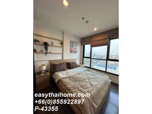 P-43355 วิวเมืองสวย! 1 ห้องนอน The Base Park East สุขุมวิท 77 ใกล้ Habito Mall เพียง 2.9 ล้าน  | Line Id: @easythaihome | 085-592-2897