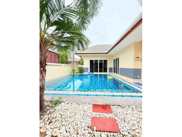 H1086 ขายบ้าน Pool Villa สวยในโครงการบ้านดุสิตวิว พัทยา ราคาพิเศษ 4,500,000 บาท