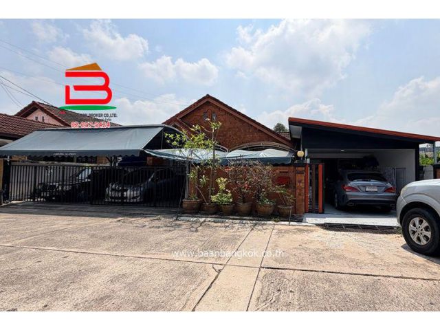 บ้านเดี่ยวชั้นเดียว หมู่บ้านสดใส (ใกล้ BTS สถานีพหลโยธิน 59) เนื้อที่ 63.4 ตรว. ถนนพหลโยธิน แขวงคลองถนน เขตบางเขน