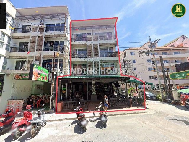 ขายอาคารพาณิชย์ 4 ชั้น 37.5 ตร.วา พร้อมผู้เช่า ทำเลทอง พัทยา สาย3 ถนนเล้งกี่ ชลบุรีราคาพิเศษ