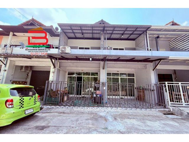 ทาวน์เฮ้าส์ พฤกษา 3 (ใกล้เซ็นทรัลเวสต์เกต) เนื้อที่ 16 ตรว. ตำบลบางคูรัด อำเภอบางบัวทอง จังหวัดนนทบุรี
