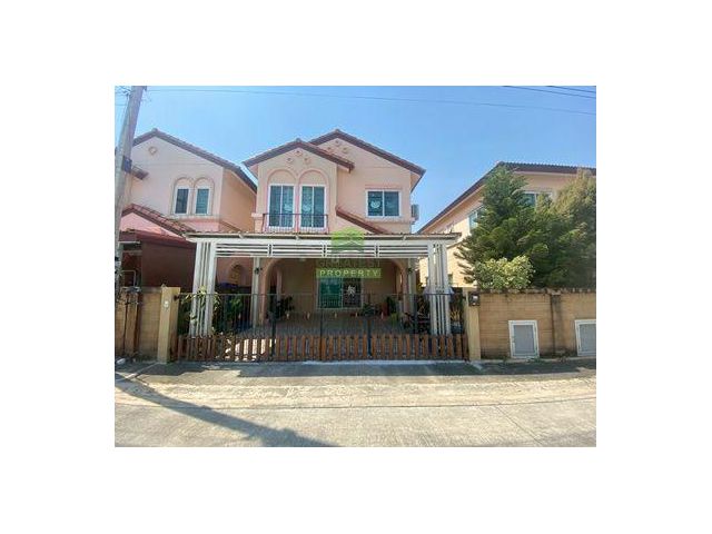 ขายบ้านแฝด หมู่บ้าน วิคทอเรีย การ์เด้น วิลล์ มอเตอร์เวย์ Victoria Garden Ville ท่าสะอ้าน บางปะกง เนื้อที่ 36 ตร.ว ติดมอเ