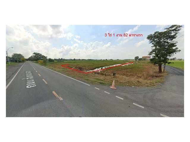R054-027 ขาย ที่ดินเปล่า หลวงแพ่ง หนองจอก วัดกระทุ่มราย ติดถนน สังฆสันติสุข 3 ไร่ 1 งาน 82 ตารางวา