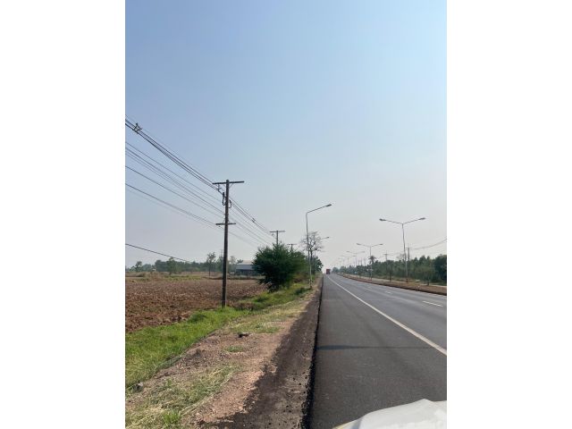 ขายที่ดินว่างเปล่าติดถนนหลัก สมเด็จ-กาฬสินธุ์ ข้างๆหมวดการทางสมเด็จ 24ไร่หน้ากว้าง100เมตรขายไร่ละ 1.5 ลบ.