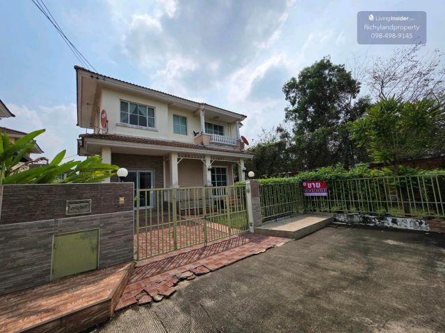 ขายบ้านเดี่ยว 2 ชั้น 55 ตร.ว ม.ชัยพฤกษ์ 2 ติวานนท์ - วงแหวน ได้บ้านหลังมุม ราคาดีที่สุด