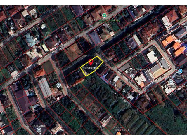 ขายที่ดิน หมู่บ้านธารารมณ์ ซอยรามคําแหง 150 เนื้อที่ 143 ตร.ว. ถมแล้ว