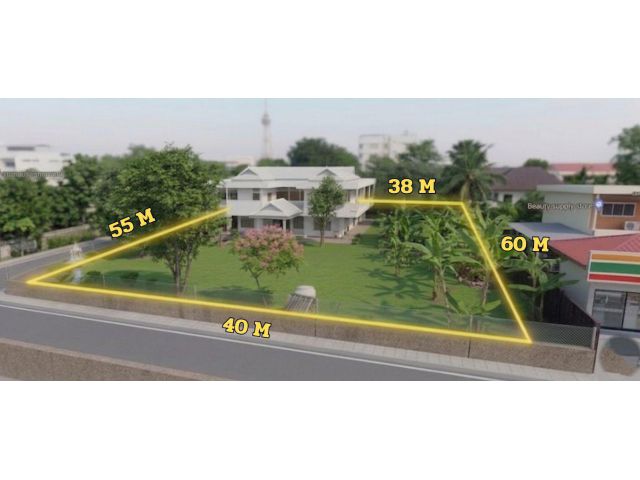 ขายที่ดินแปลงใหญ่ ย่านสุขุมวิท 71 ใจกลางเมือง ใกล้แอร์พอร์ตลิงก์ รามคำแหง