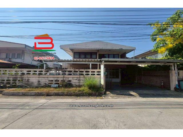 บ้านเดี่ยว เฉลิมสุขนิเวศน์ 6 (ใกล้เซ็นทรัลรามอินทรา) เนื้อที่ 67 ตรว. แขวงอนุสาวรีย์ เขตบางเขน