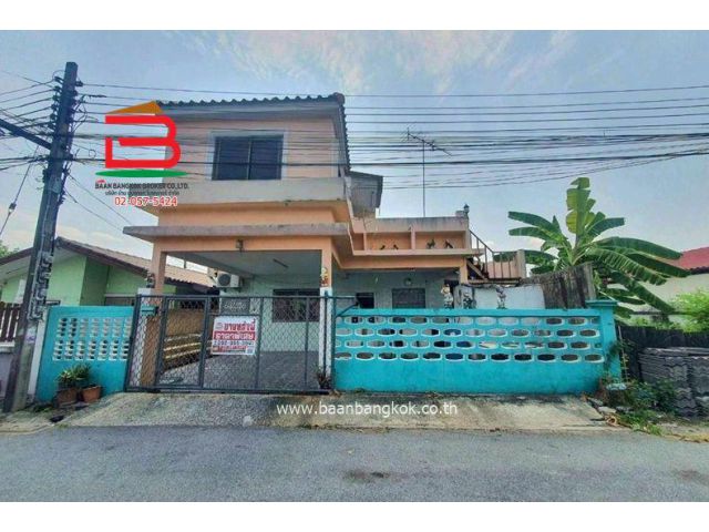 บ้านเดี่ยว หมู่บ้าน ทหารกองหนุน บางชัน เนื้อที่ 45 ตร.ว (ซอยพระยาสุเรนทร์ 28) แขวงบางชัน เขตคลองสามวา กรุงเทพมหานคร