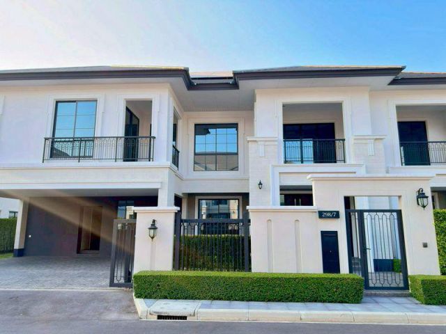 ให้เช่า บ้านเดี่ยว 2 ชั้น The Palm Residences วัชรพล ขนาด 105 ตารางวา 4 ห้องนอน แบบบ้าน EMBRACE แขวงท่าแร้ง เขตบางเขน