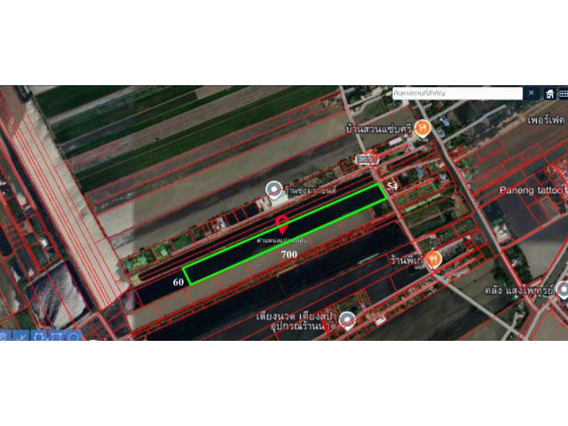 ขายที่ดิน 24-3-24 ไร่ ผังเมืองสีม่วง ต. คลองขวาง อ.ไทรน้อย จ. นนทบุรี ตั้งอยู่ติดถนนทางหลวงชนบท นบ.3008 (นนทบุรี) มาจากถ
