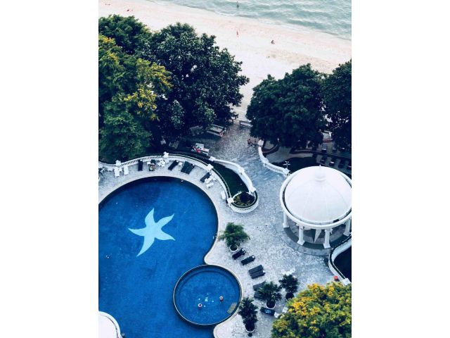 C1339 ขายห้อง Sky Beach Condo วิวทะเล คอนโดติดชายหาดวงศ์อมาทย์ 2 ห้องนอน