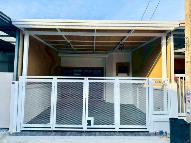 หมู่บ้านพิมลราช1 บางบัวทอง ทาวน์เฮาส์ชั้นเดียว ตกแต่งใหม่พร้อมอยู่ ถนนบ้านกล้วย