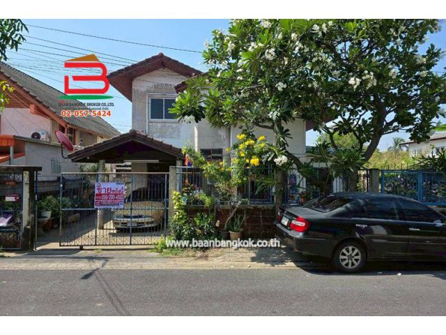 ที่ดินพร้อมบ้าน ซอยเพิ่มสิน 20 แยก 4 (ใกล้รถไฟฟ้าสายสีเขียวสถานีสะพานใหม่) เนื้อที่ 66 ตรว. แขวงคลองถนน เขตสายไหม