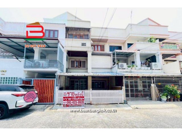 ทาวน์โฮม หมู่บ้านสหโชค เนื้อที่ 27.3 ตรว. รามอินทรา 34 แยก 26 แขวงคันนายาว เขตบางกะปิ