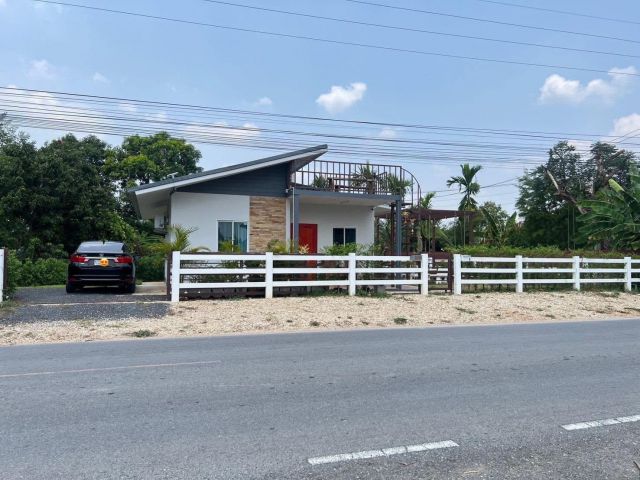 ขายบ้านเดี่ยวชั้นเดียวมีดาดฟ้า 63 ตร.วา ใกล้โรงเรียนเตรียมทหาร