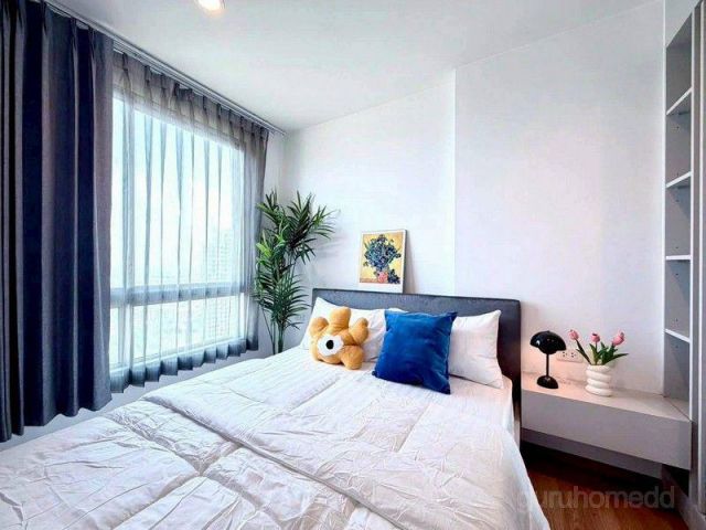 ให้เช่าคอนโด เดอะเบส สุขุมวิท77 ขนาด 30 ตรม ตึก B ชั้น 24 รีโนเวทใหม่ พร้อมอยู่ City View ทิศร่ม ลมเย็นทั้งวัน - ghd0008